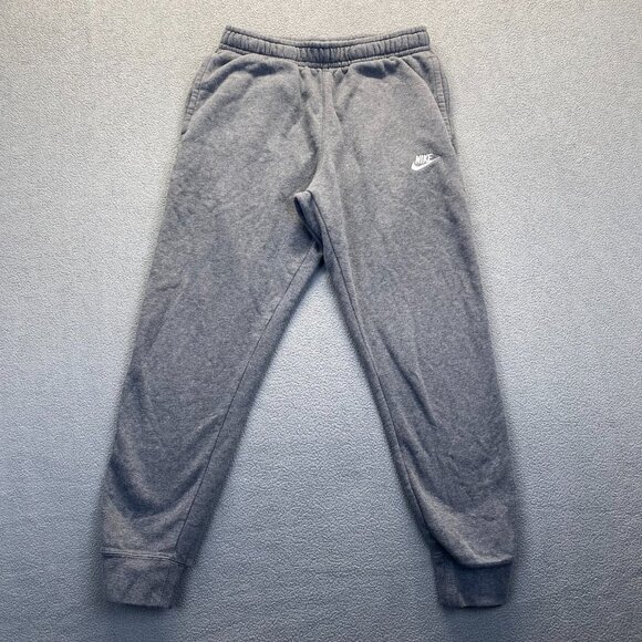 Nike Sweatpants Youth Size M Gray Jogger Sportswear Standard Tapered,Drawstring - Picture 1 of 9